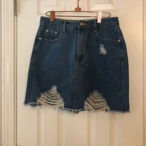 Denim skirt